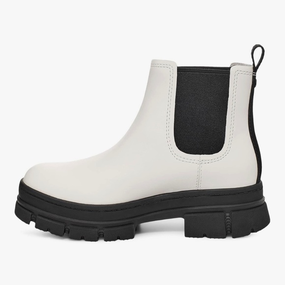 UGG Waterproof Leather Ashton Chelsea boots - White Size 7 - Picture 5 of 5
